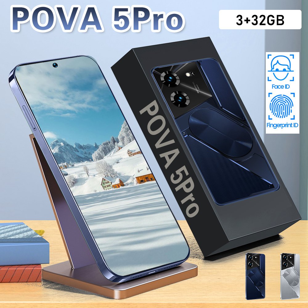 Original pova 5 4g 6.6 Inch Smartphone 32GB 3GB povo Android 10 Mobile Phone phone